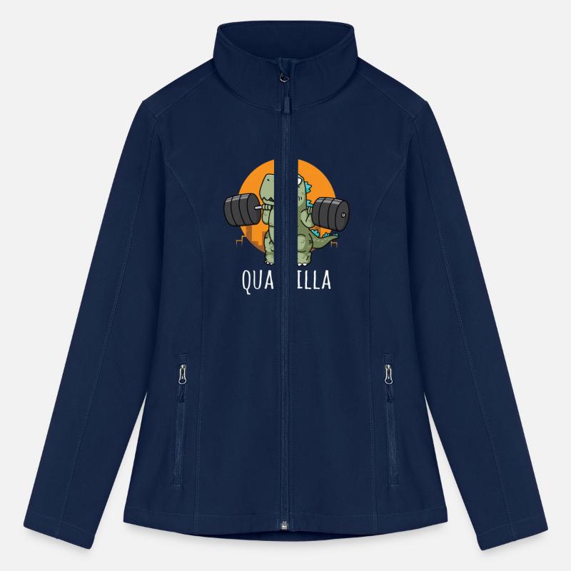 Quadzilla - Funny Gym Workout Cartoon, Squat