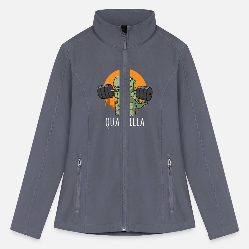 Quadzilla - Funny Gym Workout Cartoon, Squat