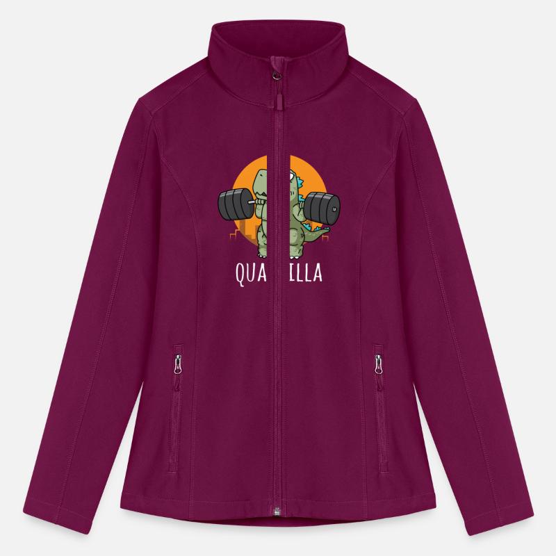 Quadzilla - Funny Gym Workout Cartoon, Squat