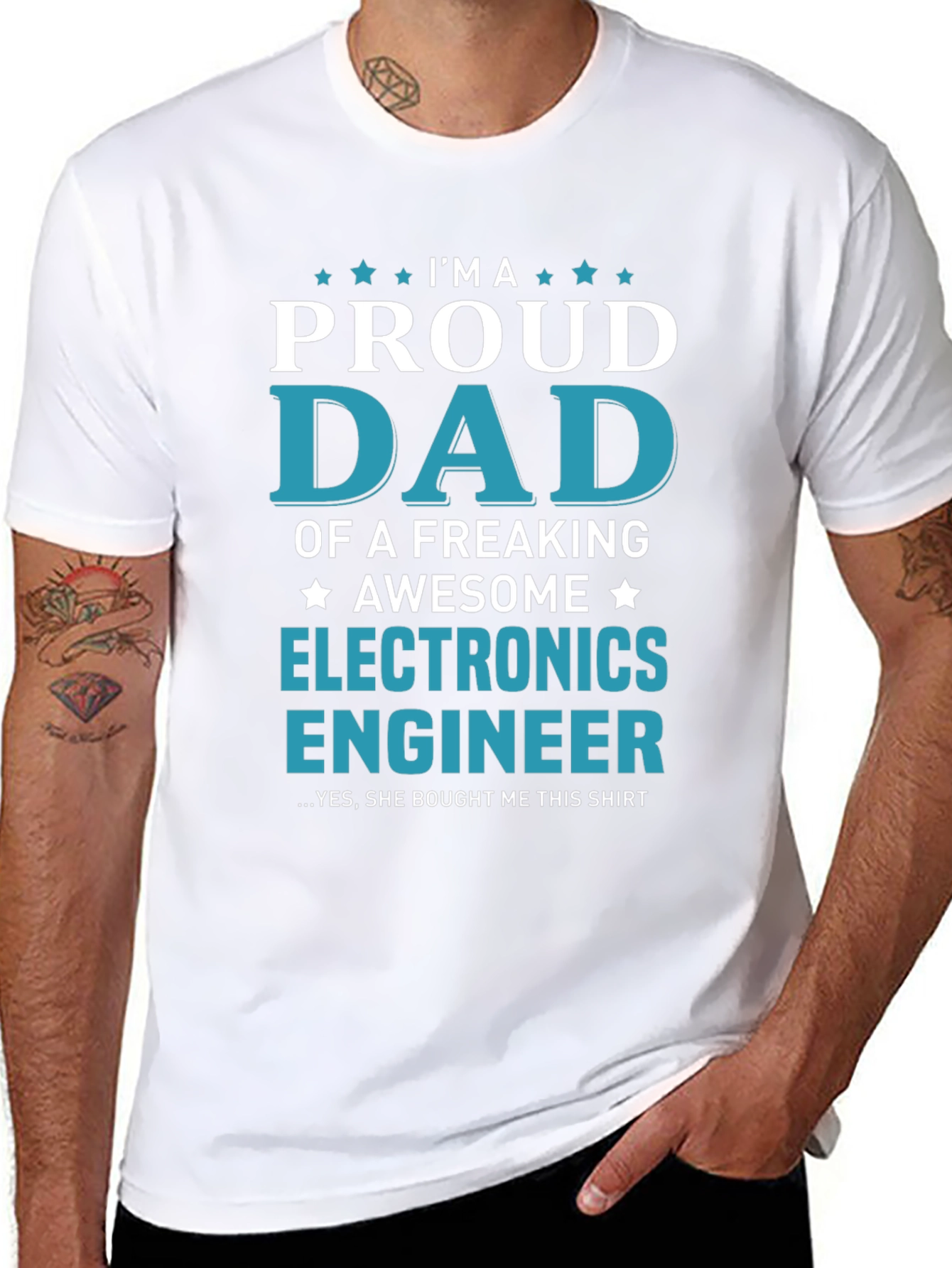 Proud Dad of an Electronics Engineer T-Shirt