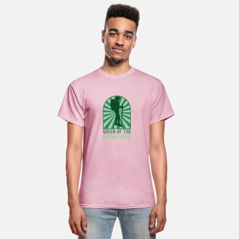 Queen Of The Mountains Girl Hiker Green Sunburst