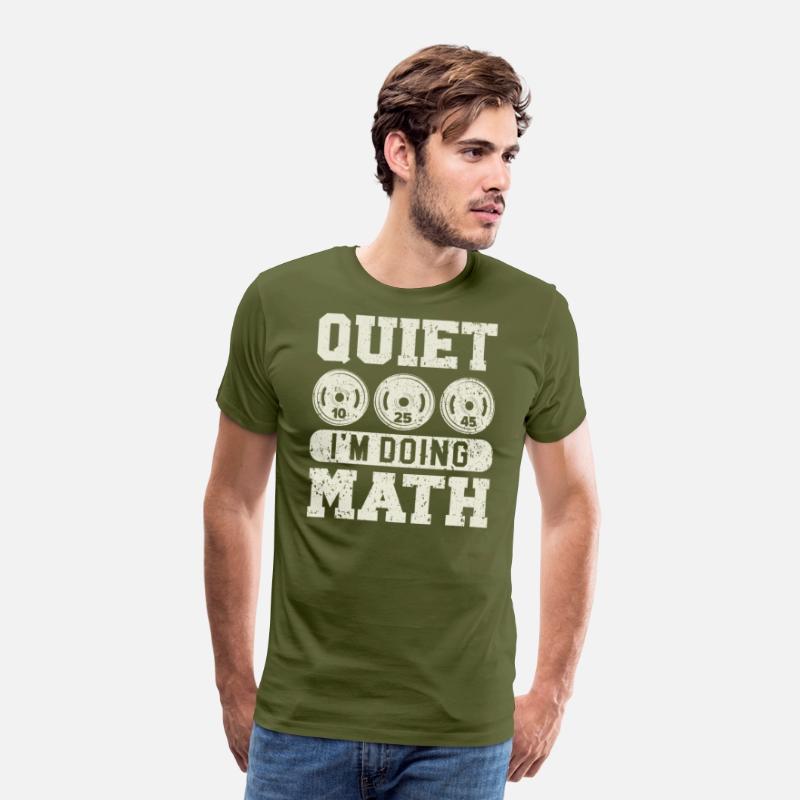 Quiet I'm Doing Math Bodybuilding Bodybuilder