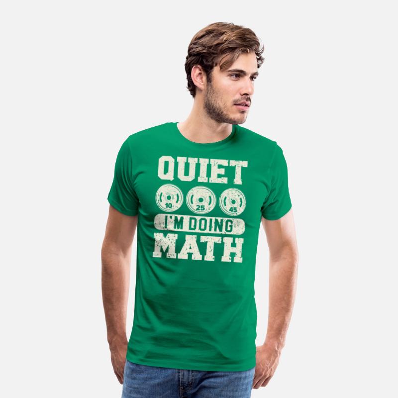 Quiet I'm Doing Math Bodybuilding Bodybuilder