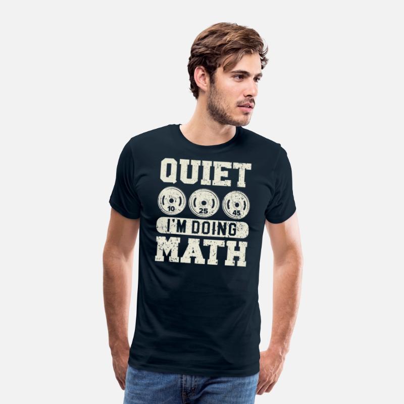 Quiet I'm Doing Math Bodybuilding Bodybuilder