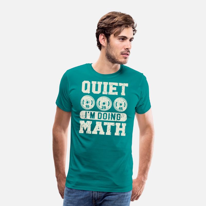 Quiet I'm Doing Math Bodybuilding Bodybuilder