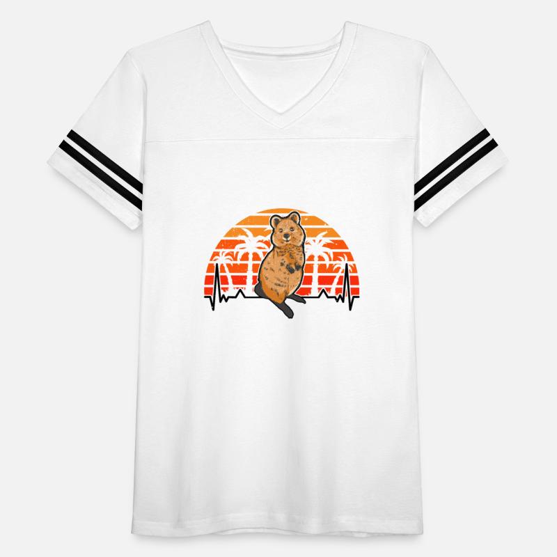 Quokka Heartbeat Short-tailed Kangaroo Retro