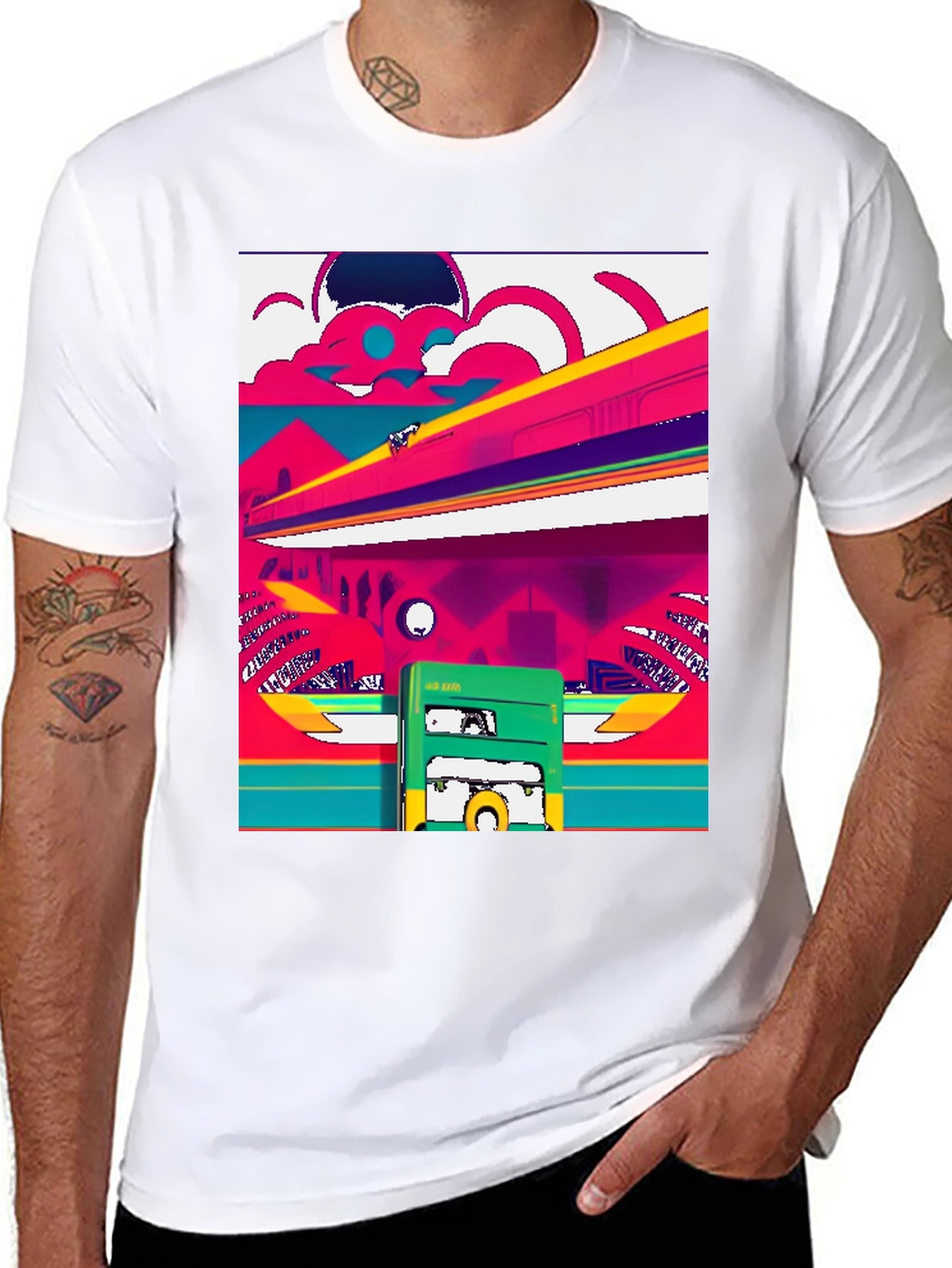 Retro Train T-Shirt