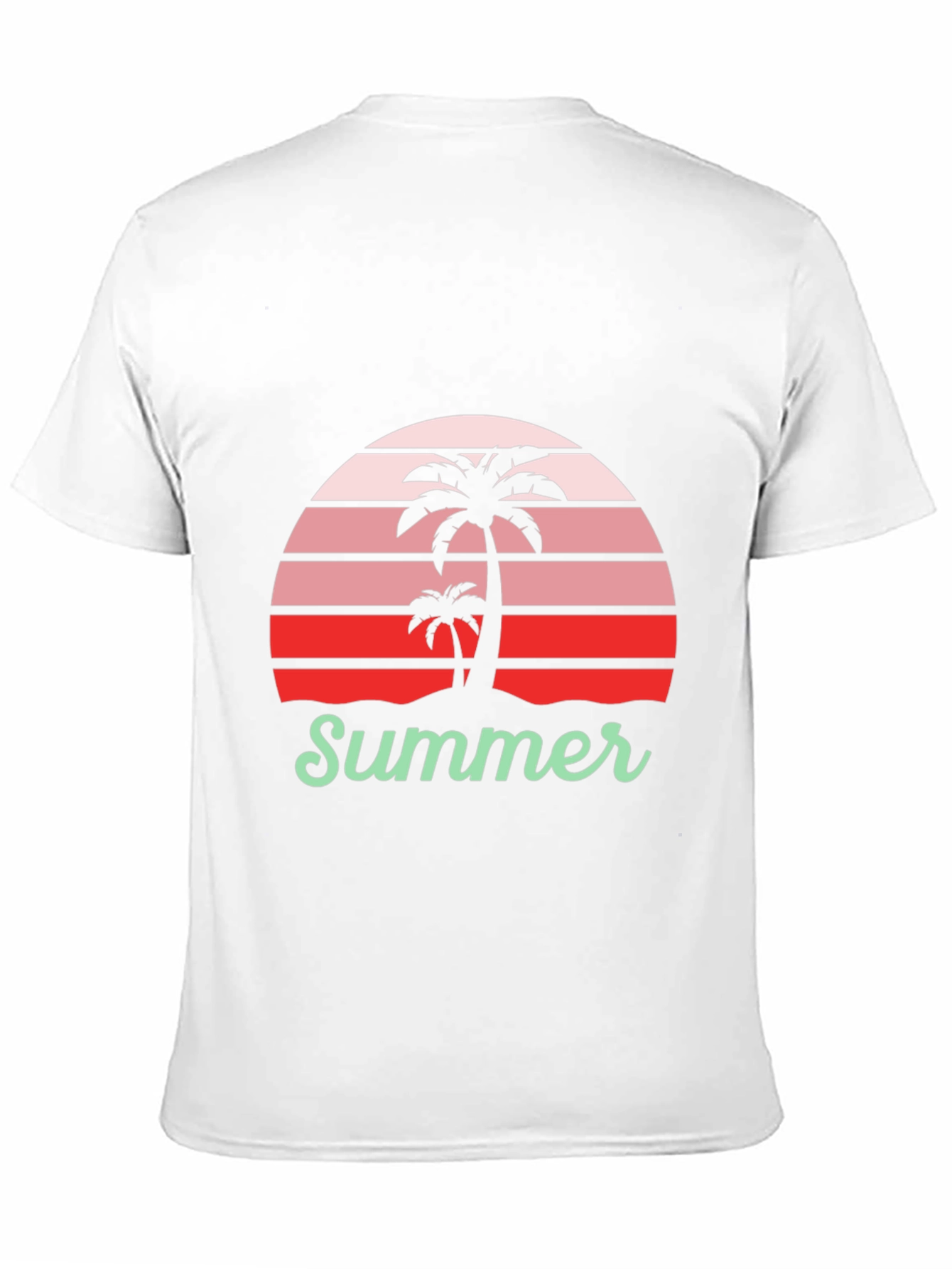Summer Palm Tree Graphic T-Shirt