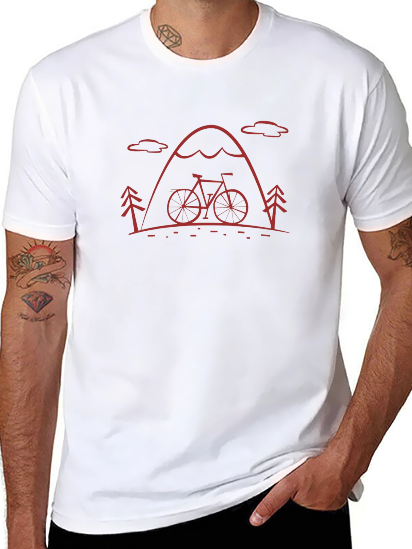 Mountain Bike Graphic Tee