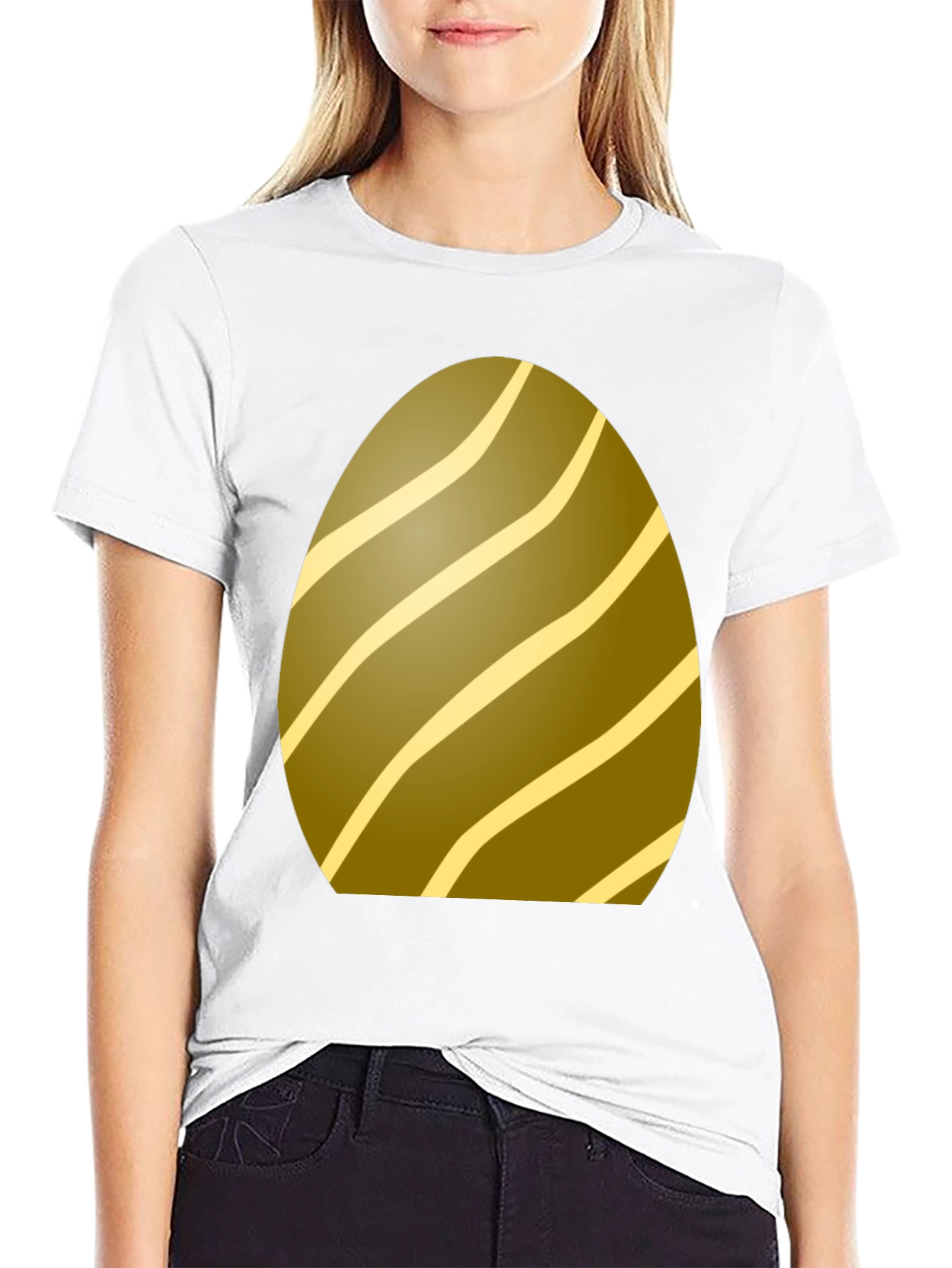 Easter Egg Tee - Striped Holiday T-Shirt