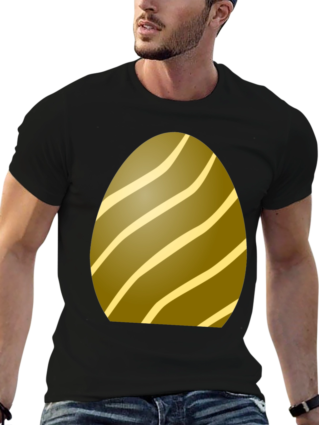 Easter Egg Tee - Striped Holiday T-Shirt