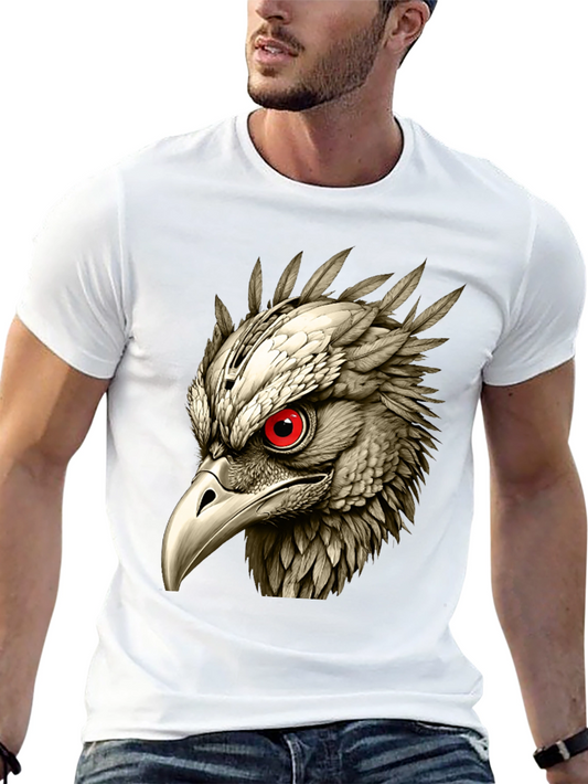 Eagle Head Graphic Black T-Shirt