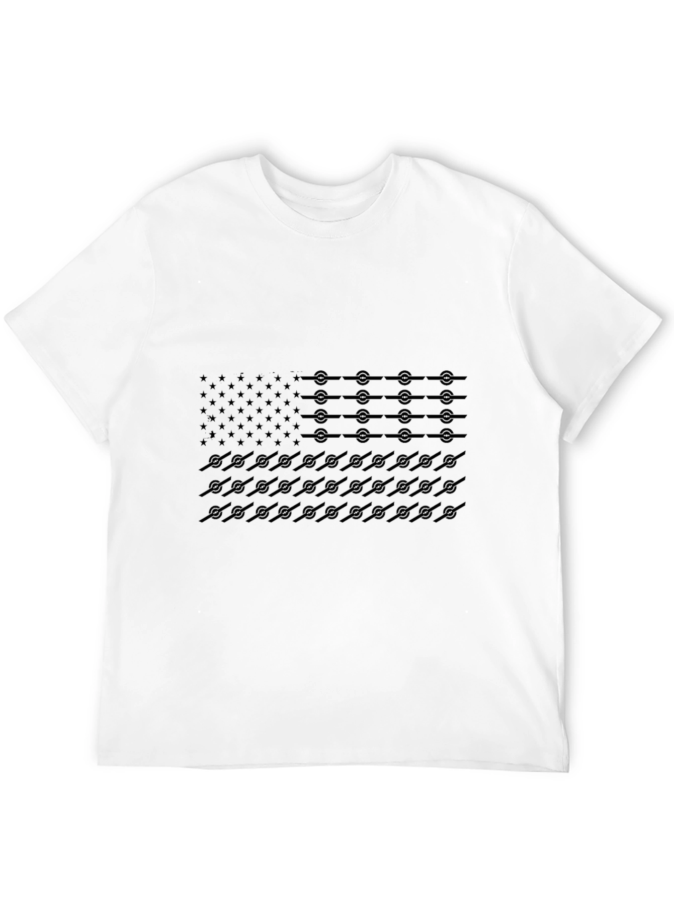 American Flag Graphic T-Shirt - Patriotic Style