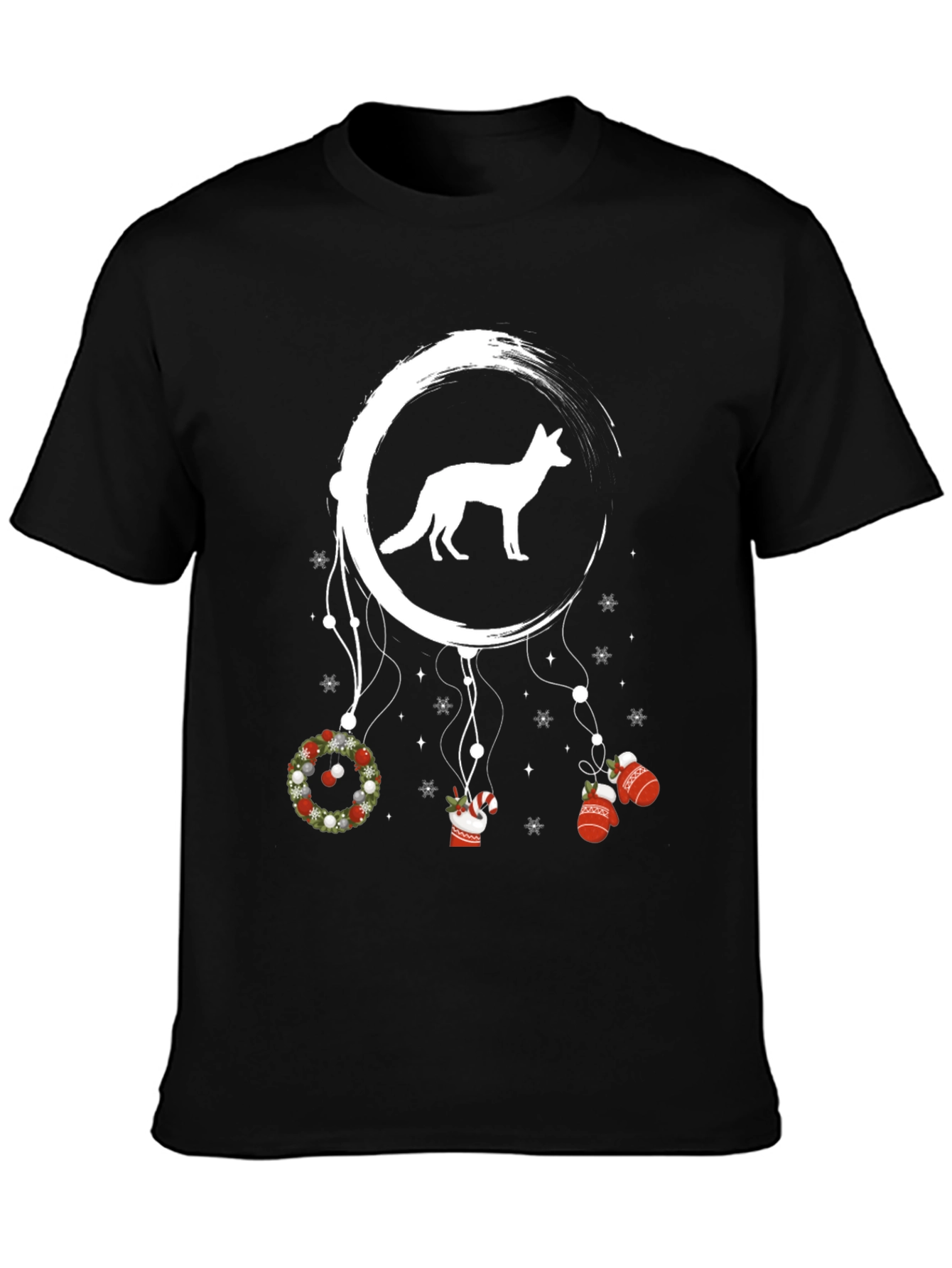 Christmas Fox Dreamcatcher T-Shirt