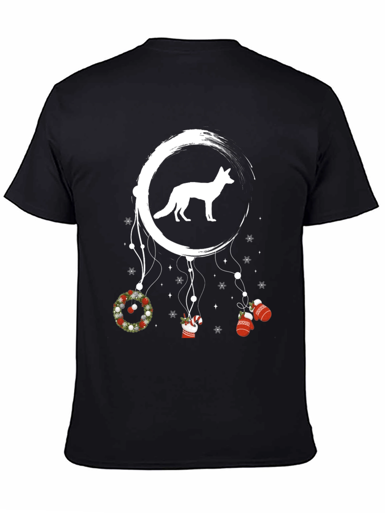 Christmas Fox Dreamcatcher T-Shirt