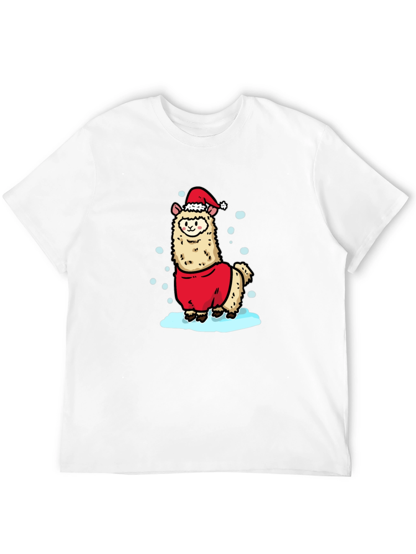 Festive Llama Christmas T-Shirt
