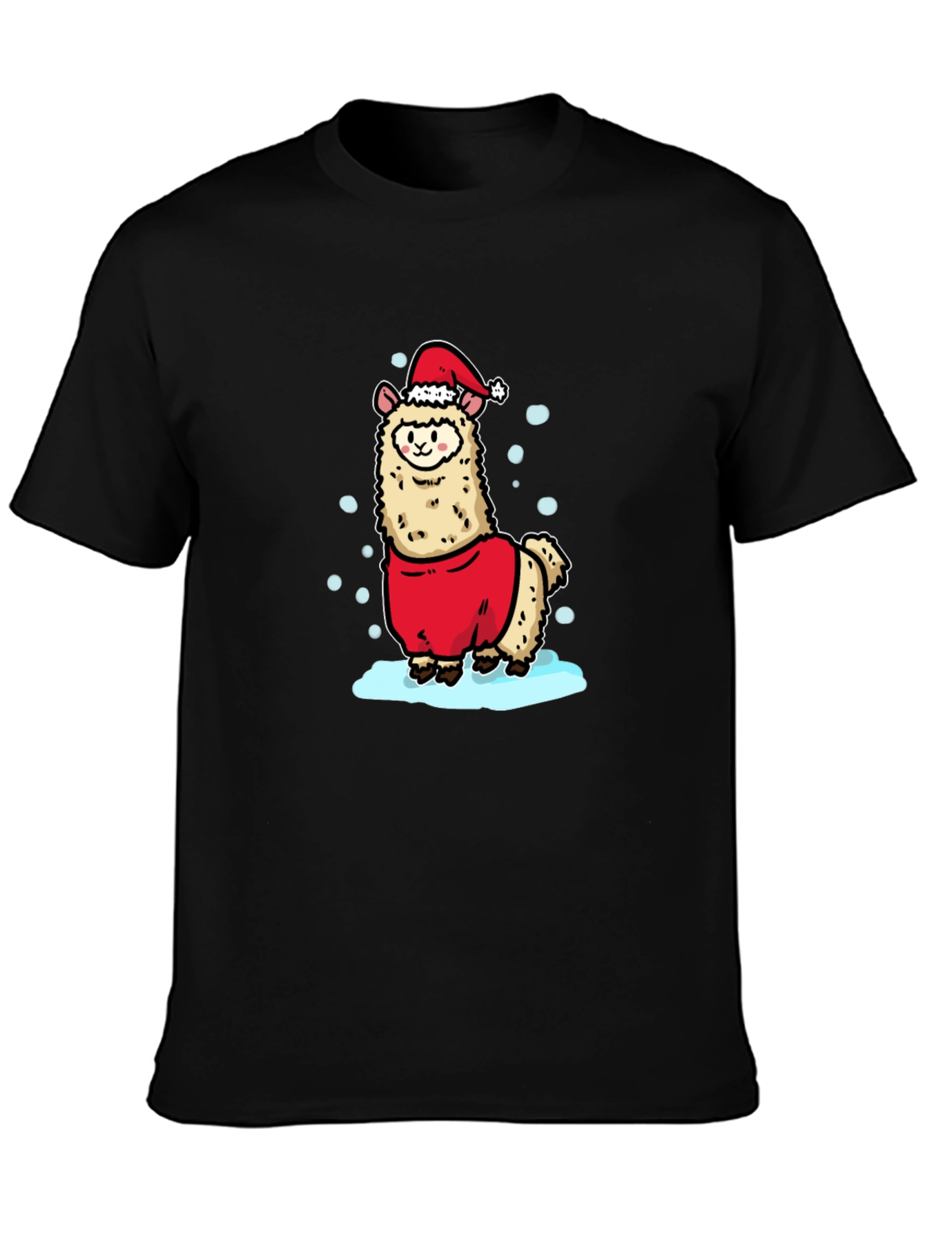 Festive Llama Christmas T-Shirt