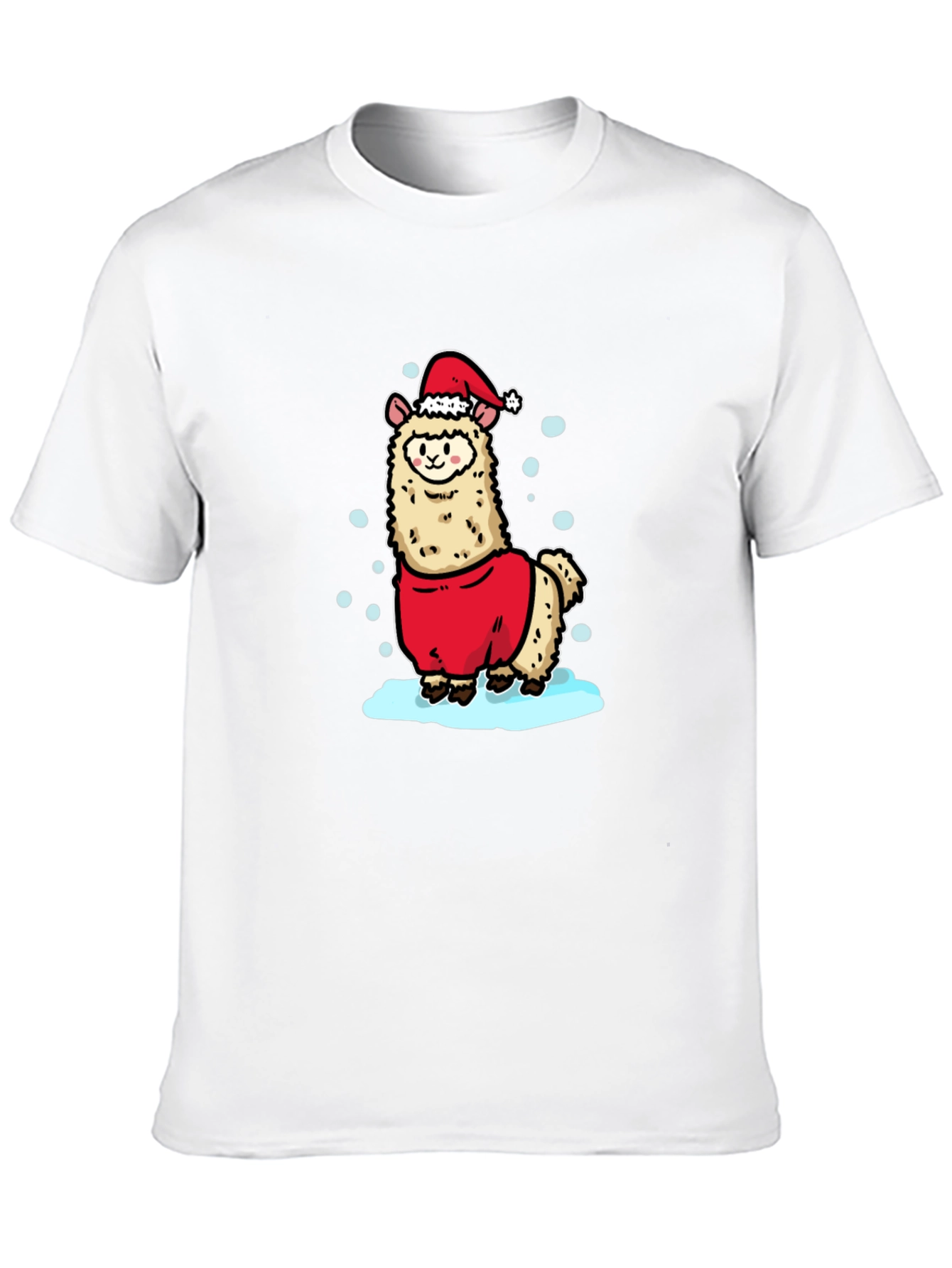 Festive Llama Christmas T-Shirt