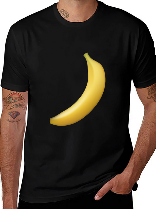 Banana Graphic Black T-Shirt