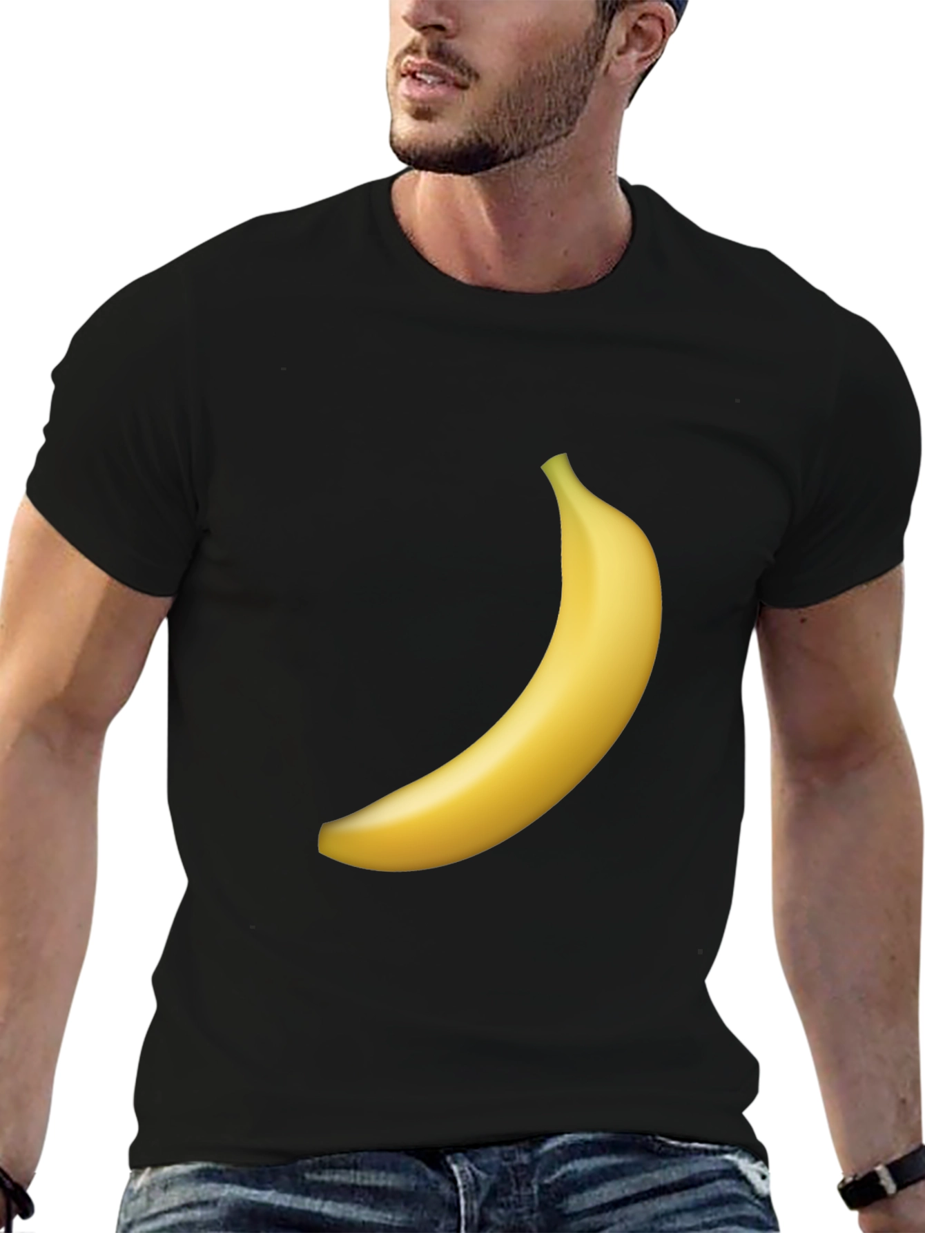 Banana Graphic Black T-Shirt