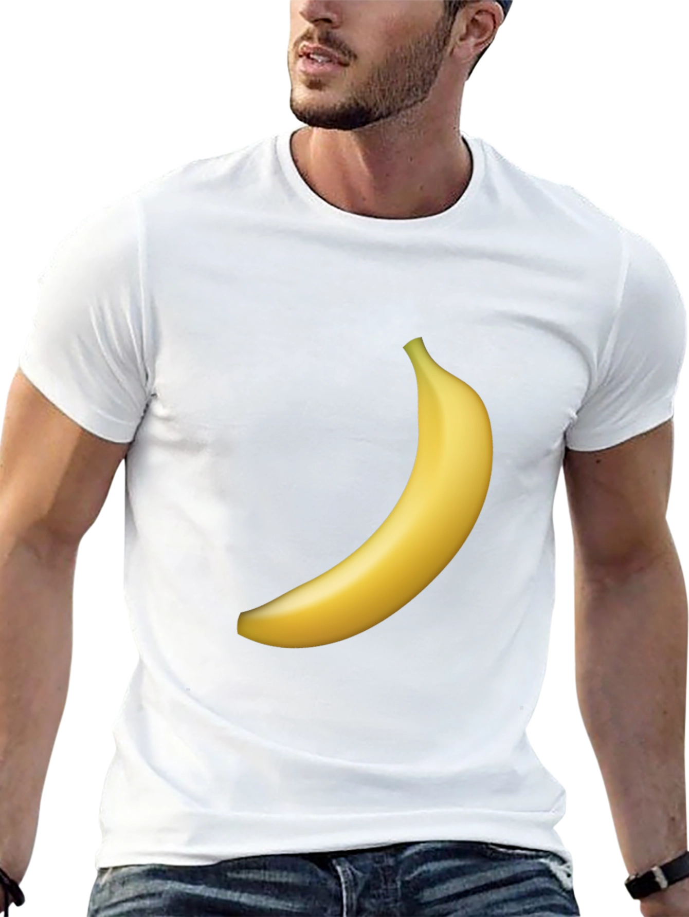 Banana Graphic Black T-Shirt