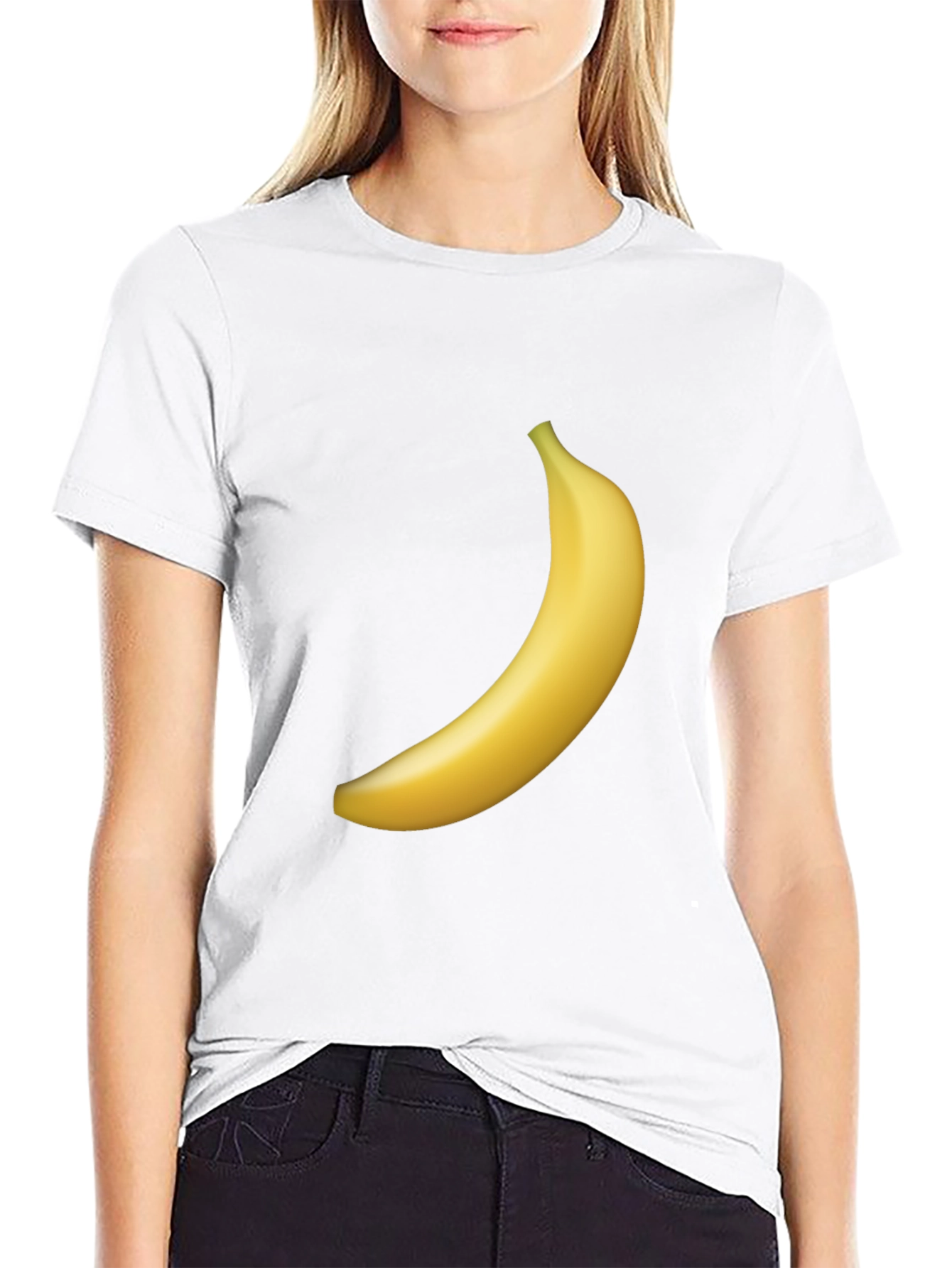 Banana Graphic Black T-Shirt