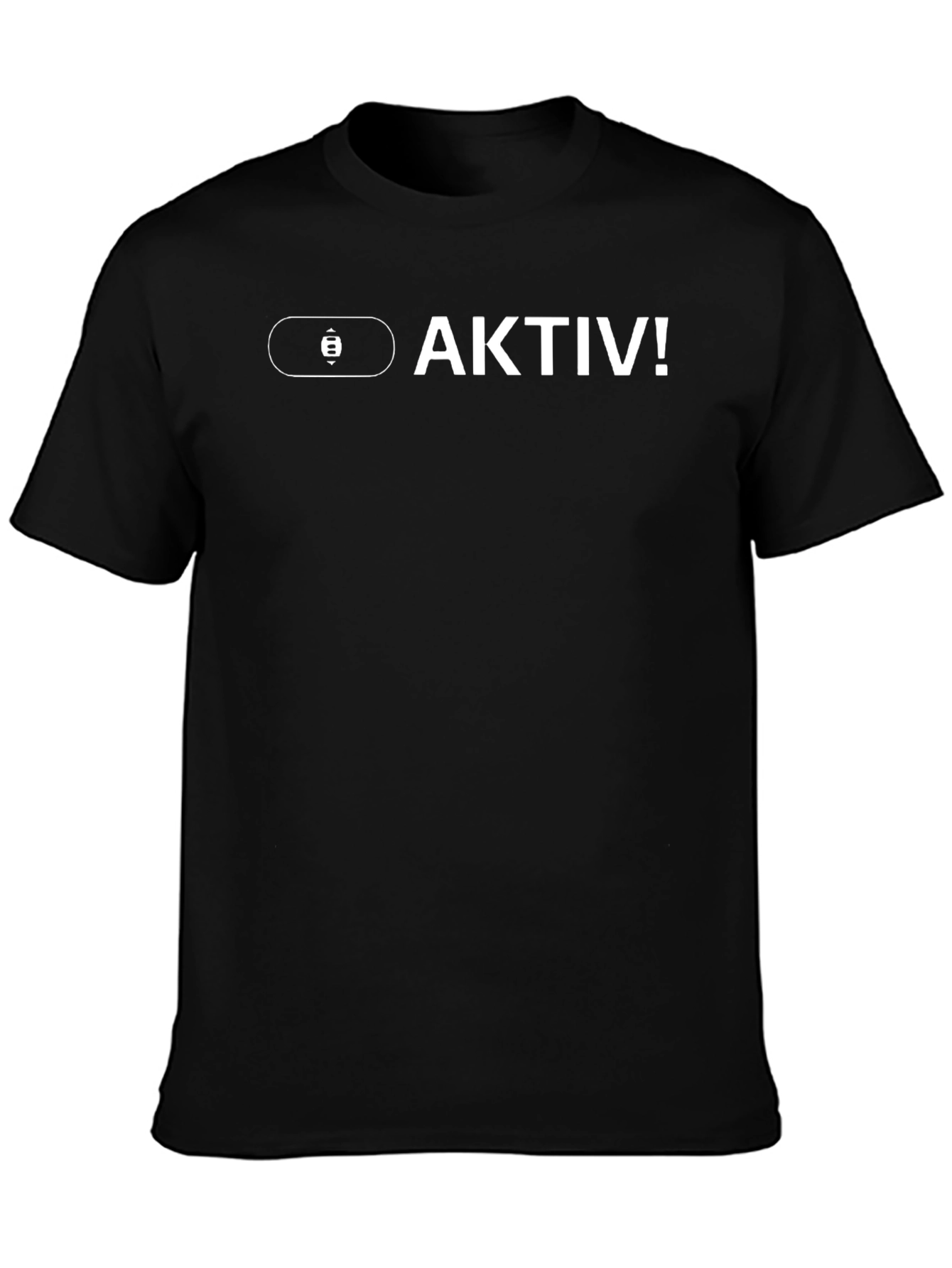 Aktiv! Graphic Tee - Modern Black T-Shirt