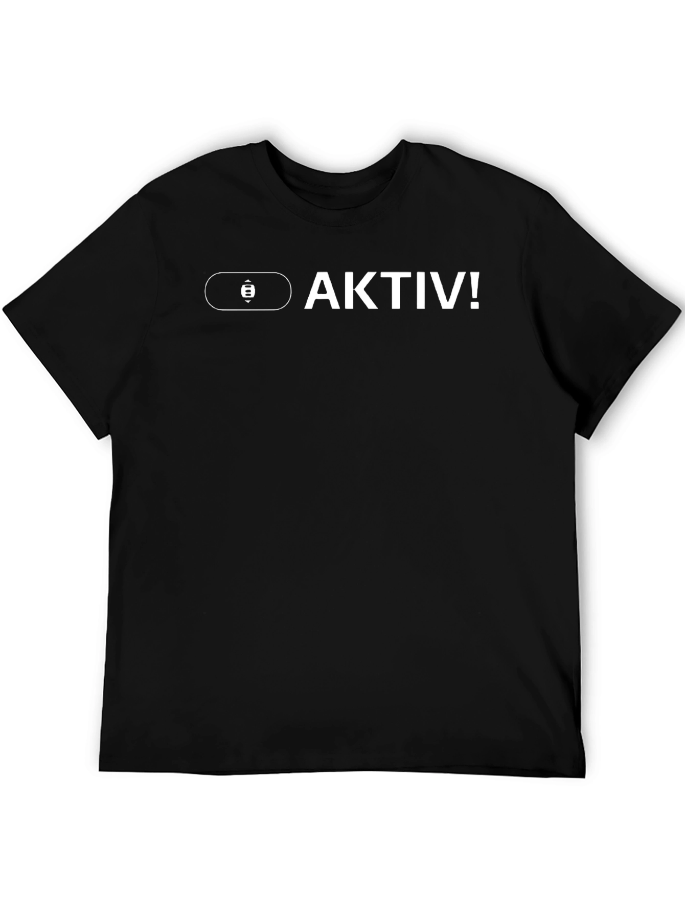 Aktiv! Graphic Tee - Modern Black T-Shirt