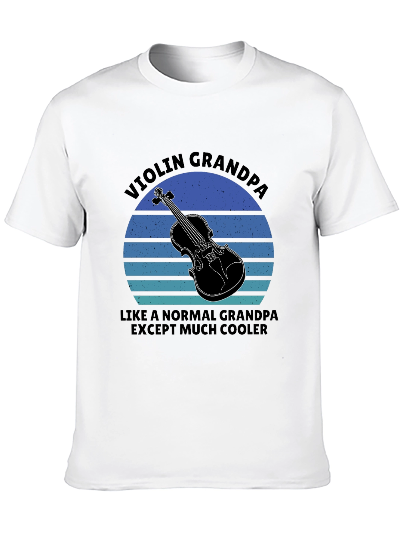 Violin Grandpa T-Shirt - Cool Musician Grandfather Tee