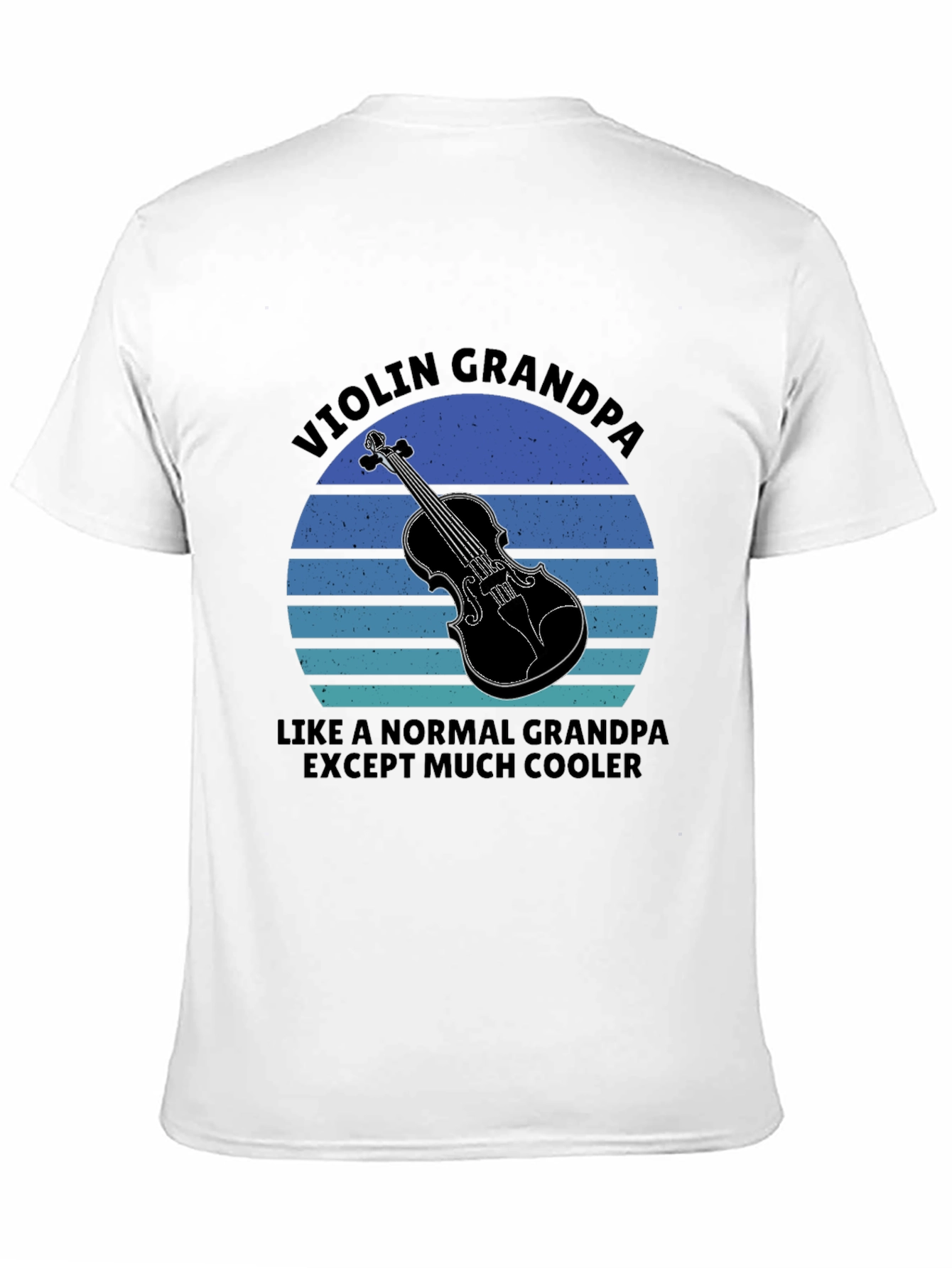 Violin Grandpa T-Shirt - Cool Musician Grandfather Tee