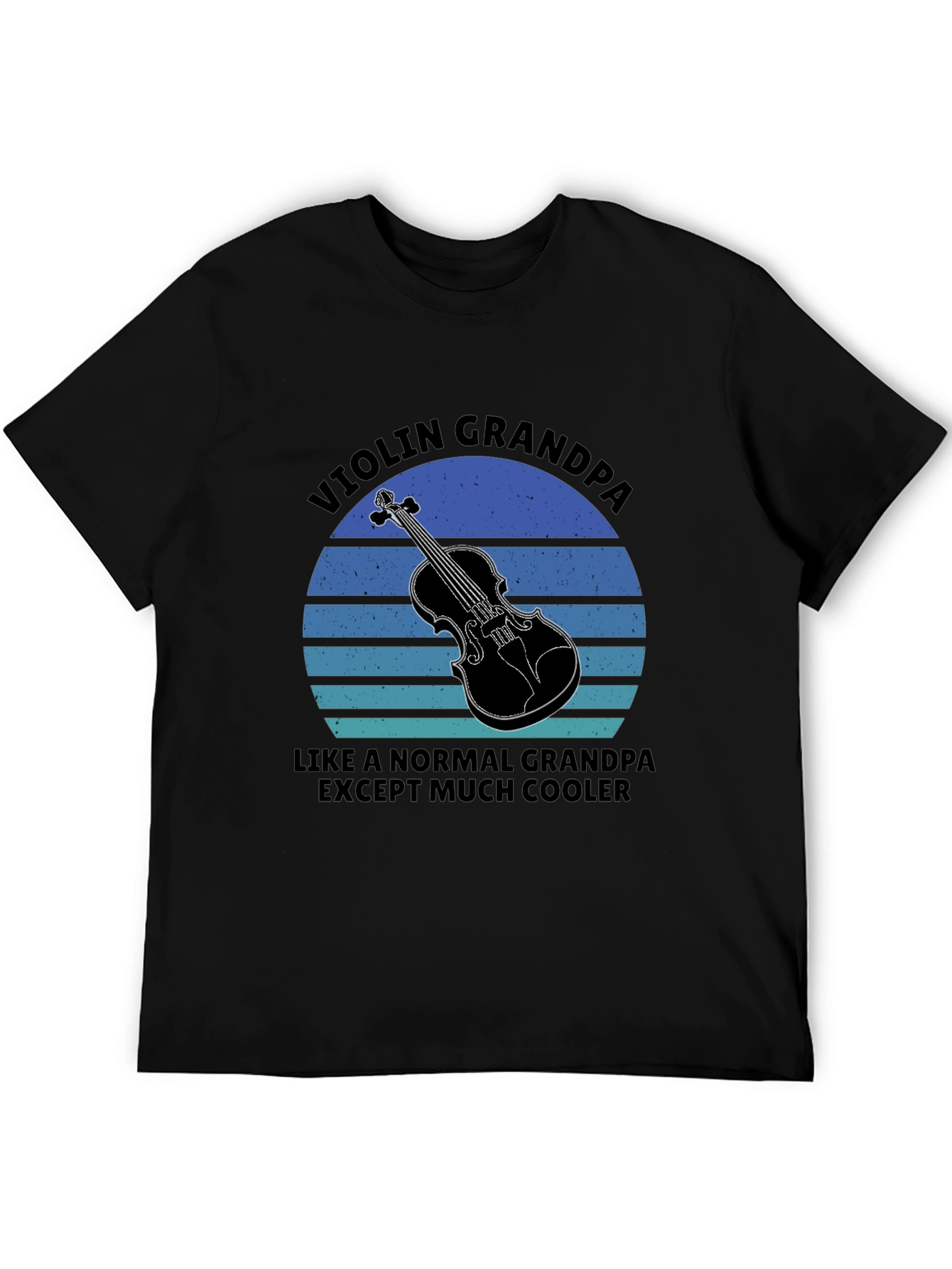 Violin Grandpa T-Shirt - Cool Musician Grandfather Tee