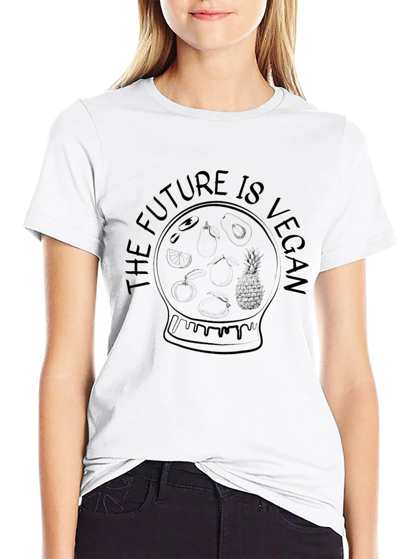 The Future Is Vegan Graphic T-Shirt