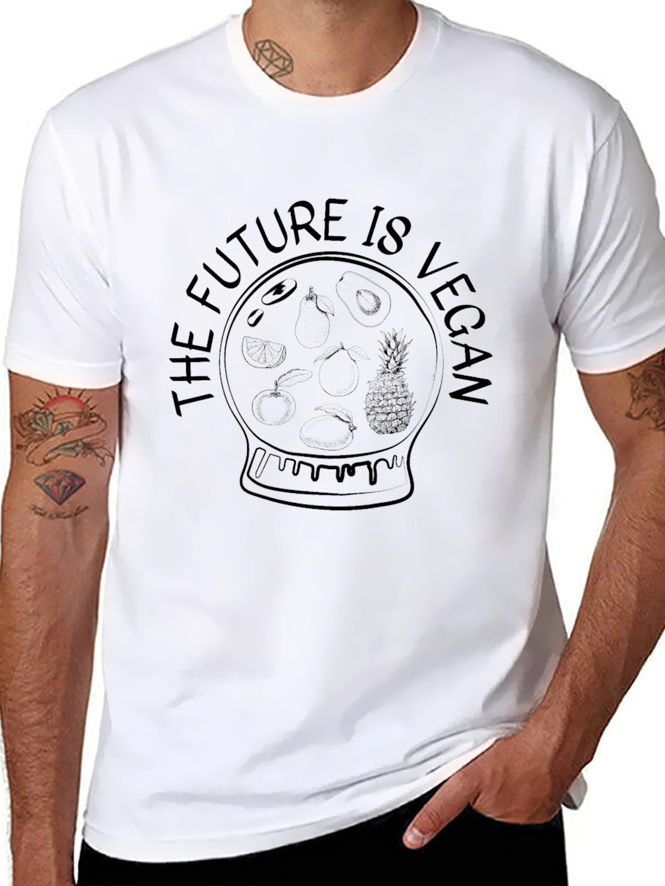 The Future Is Vegan Graphic T-Shirt