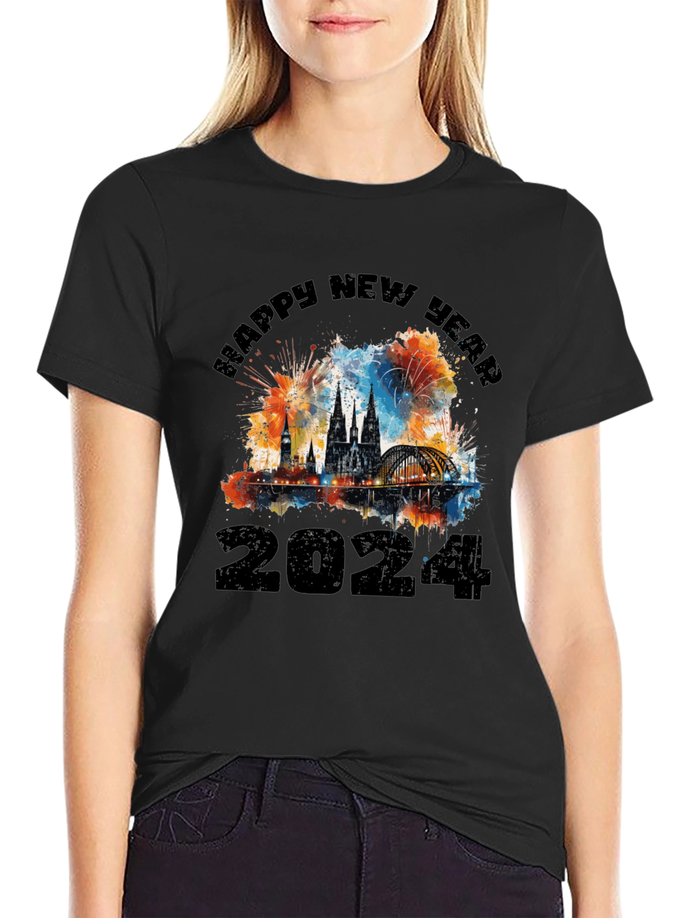 Happy New Year 2024 Graphic T-Shirt