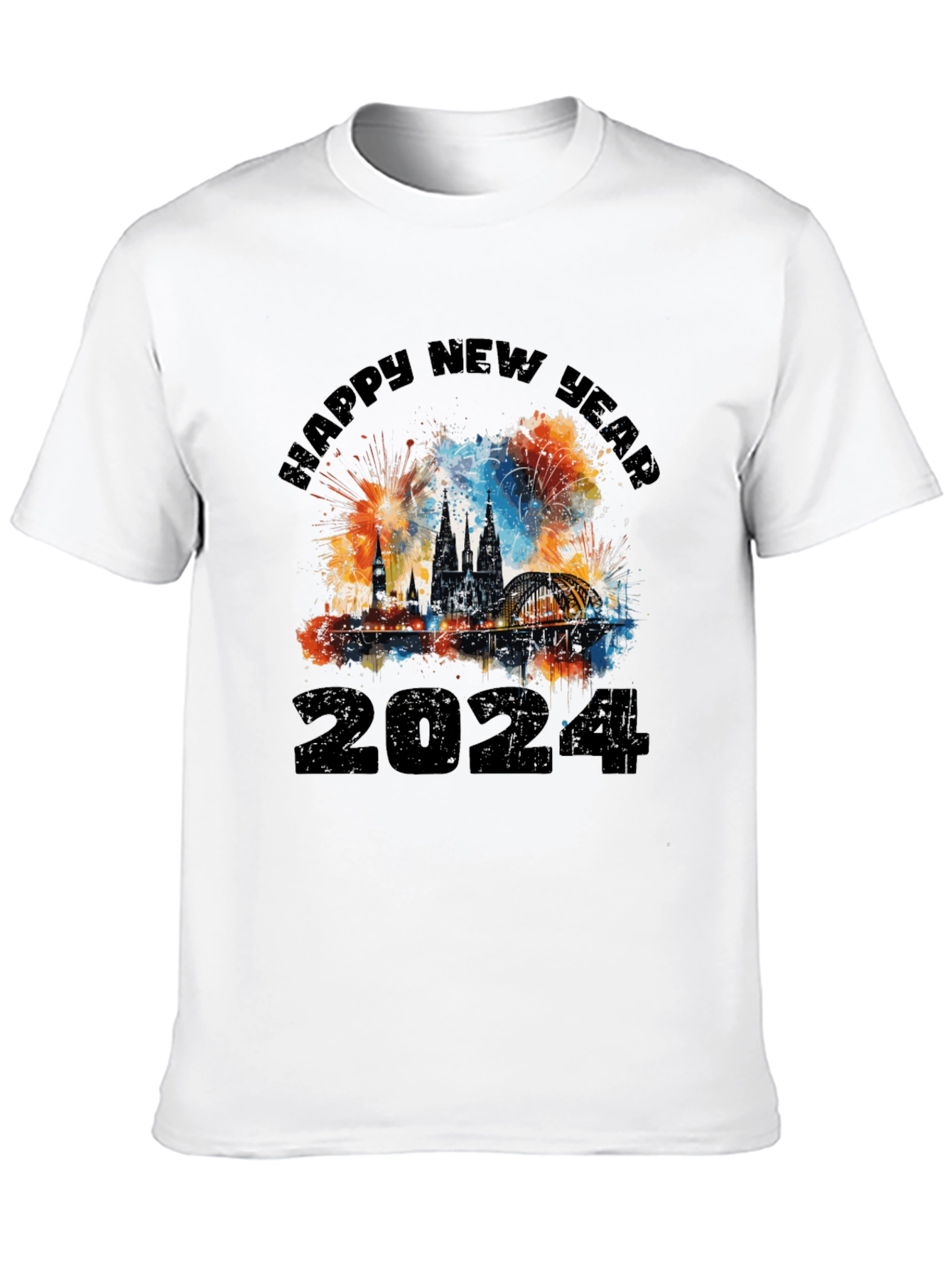 Happy New Year 2024 Graphic T-Shirt