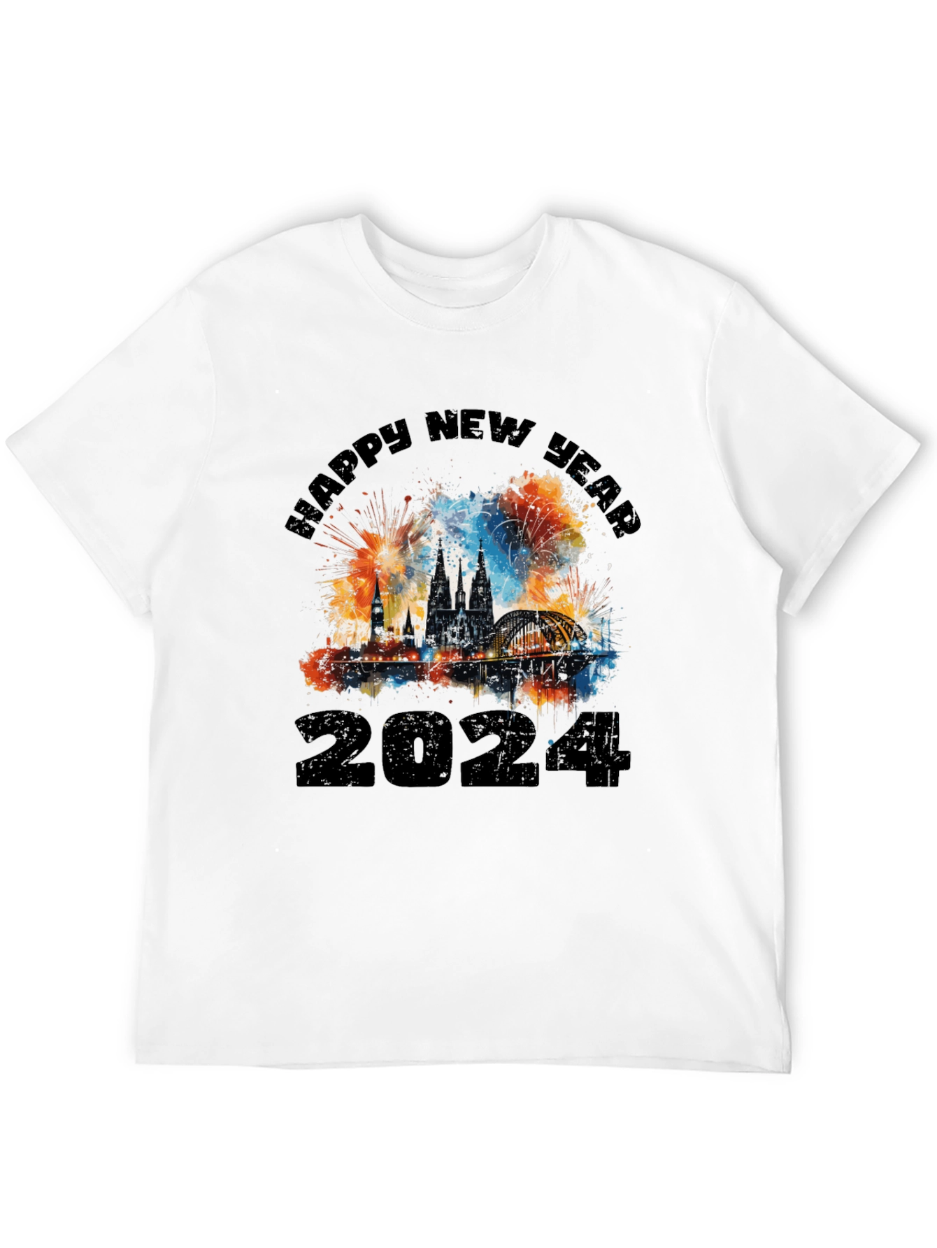 Happy New Year 2024 Graphic T-Shirt