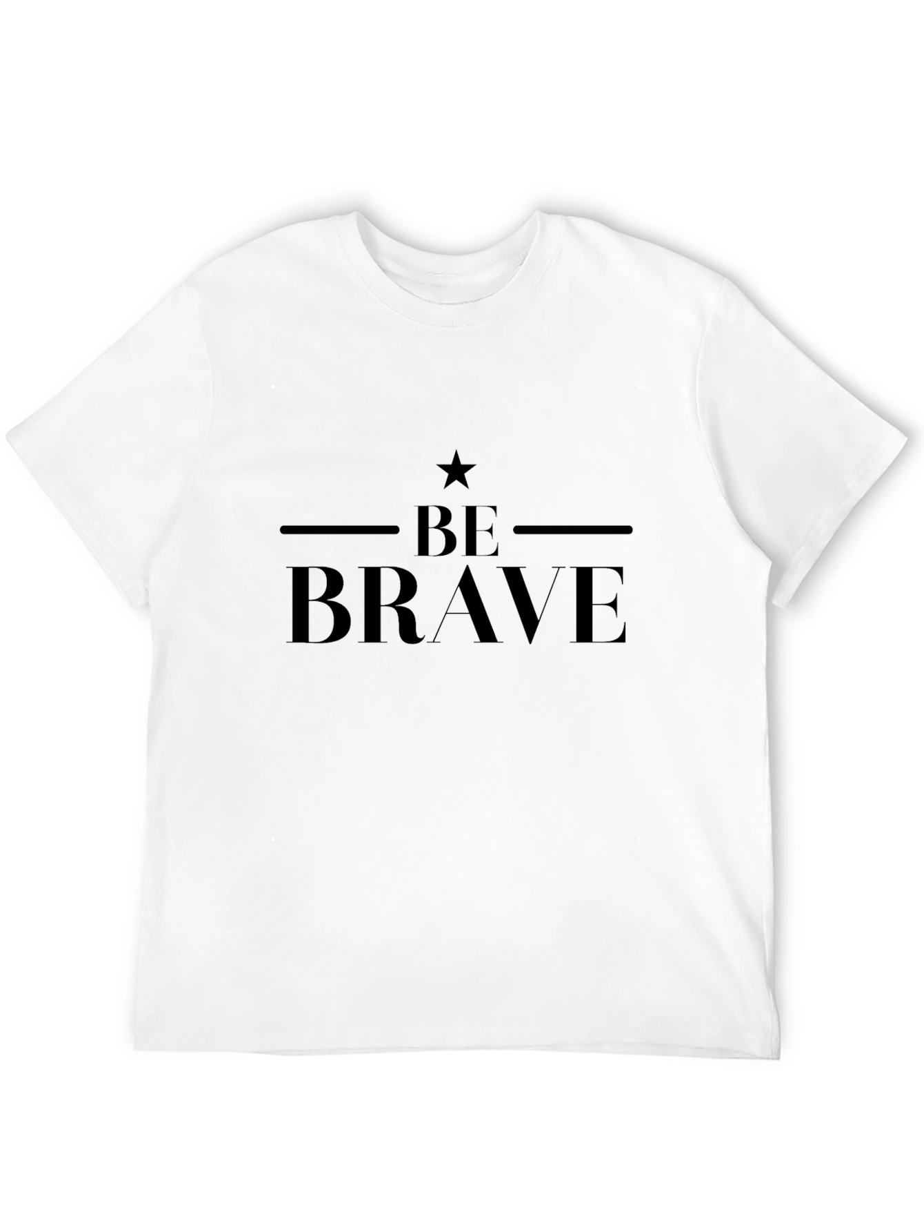 Be Brave Graphic Tee - Stylish Mens T-Shirt