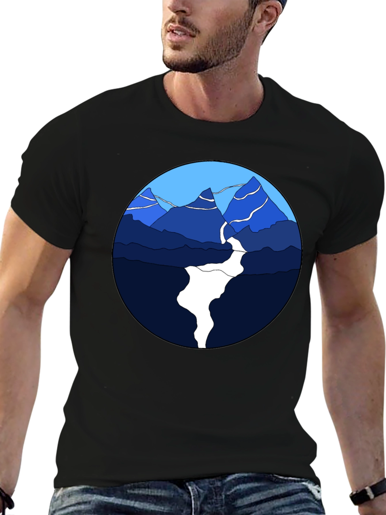 Mountain River Graphic Tee