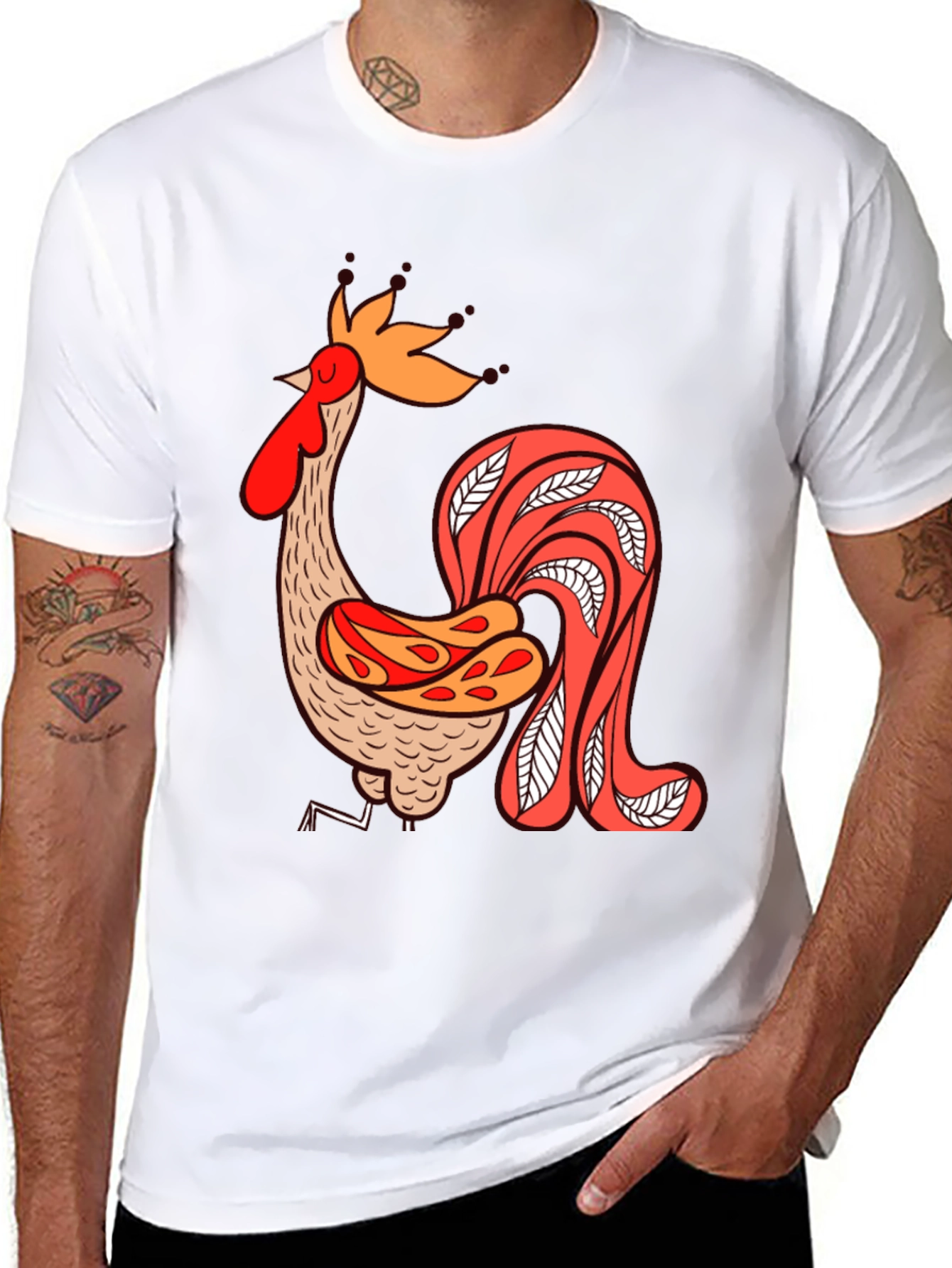 Rooster Graphic Tee