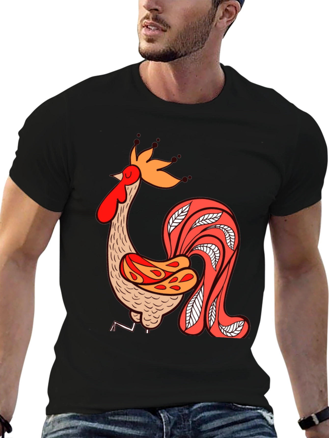 Rooster Graphic Tee