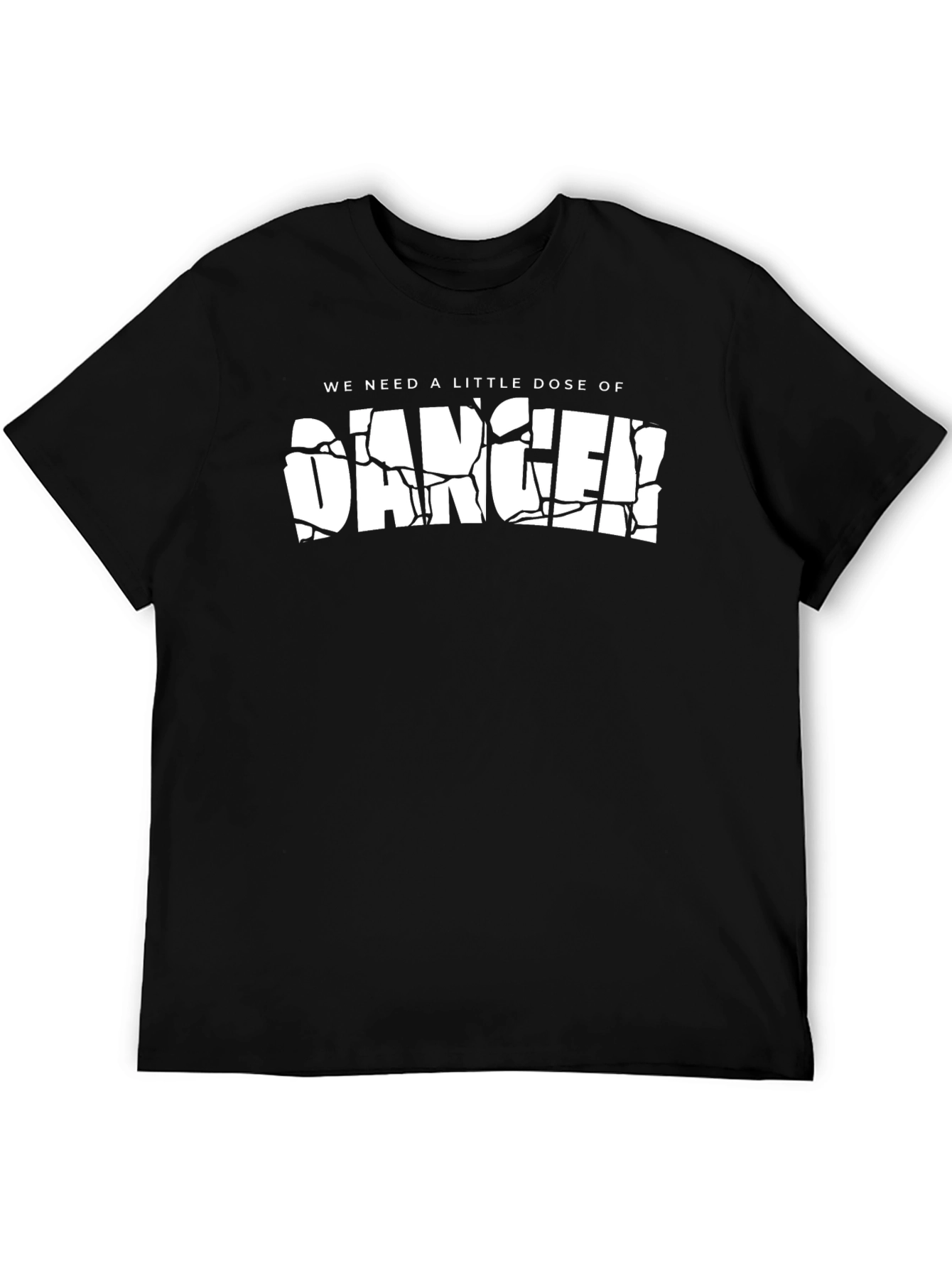 Danger T-Shirt - Short Sleeve Crew Neck