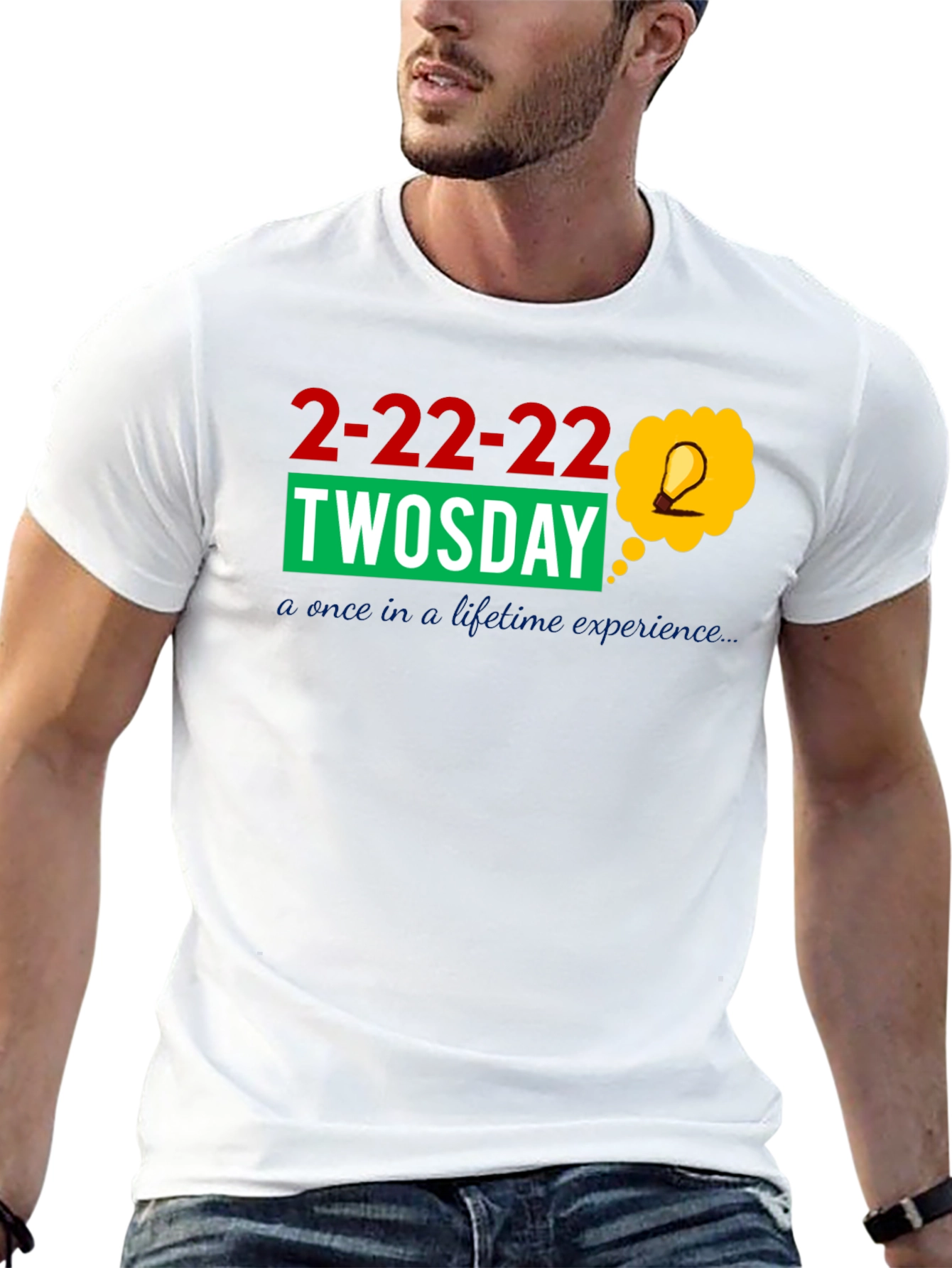 2-22-22 Twosday Once In A Lifetime Black T-Shirt