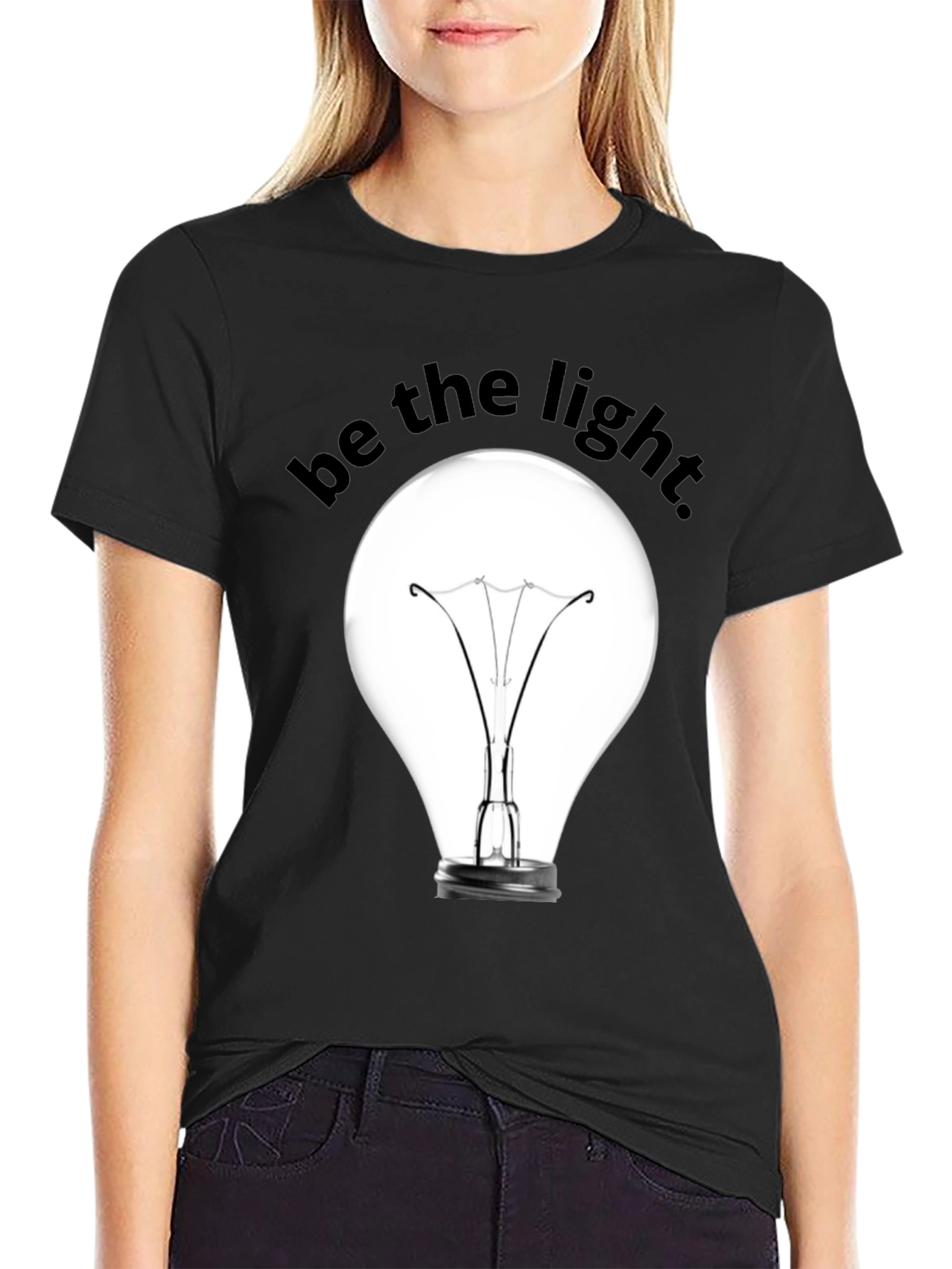 Be The Light Bulb Graphic T-Shirt