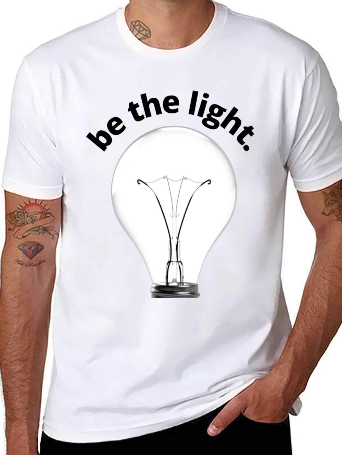 Be The Light Bulb Graphic T-Shirt