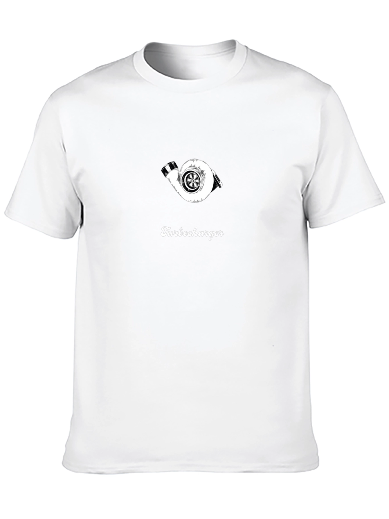 Turbocharger Graphic T-Shirt - Black