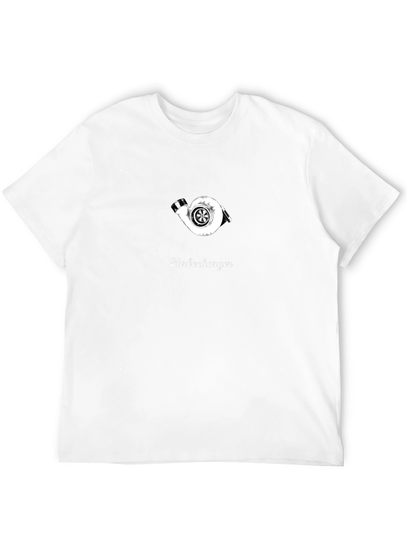 Turbocharger Graphic T-Shirt - Black