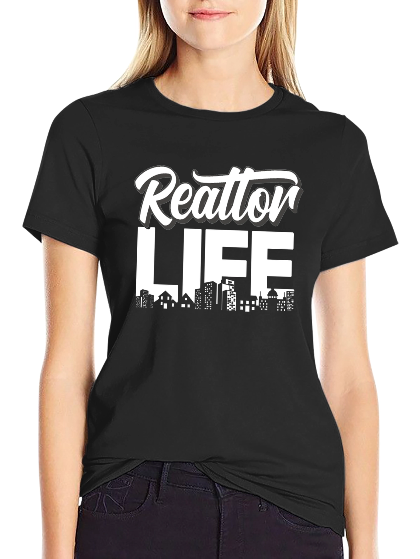 Realtor Life T-Shirt | Cityscape Design