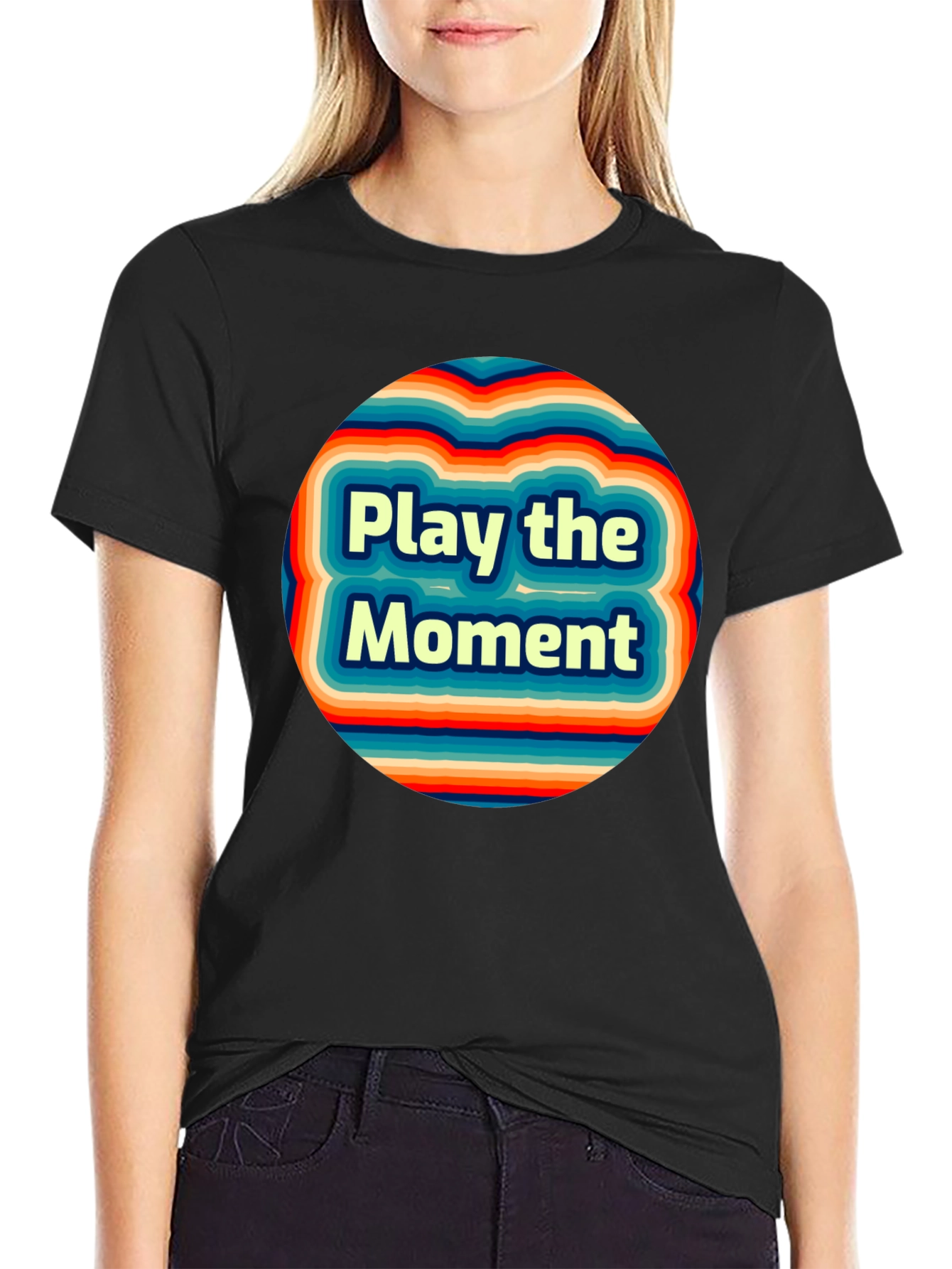 Play the Moment Retro Graphic Tee