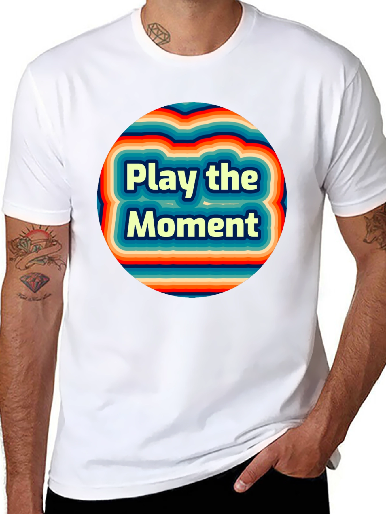 Play the Moment Retro Graphic Tee