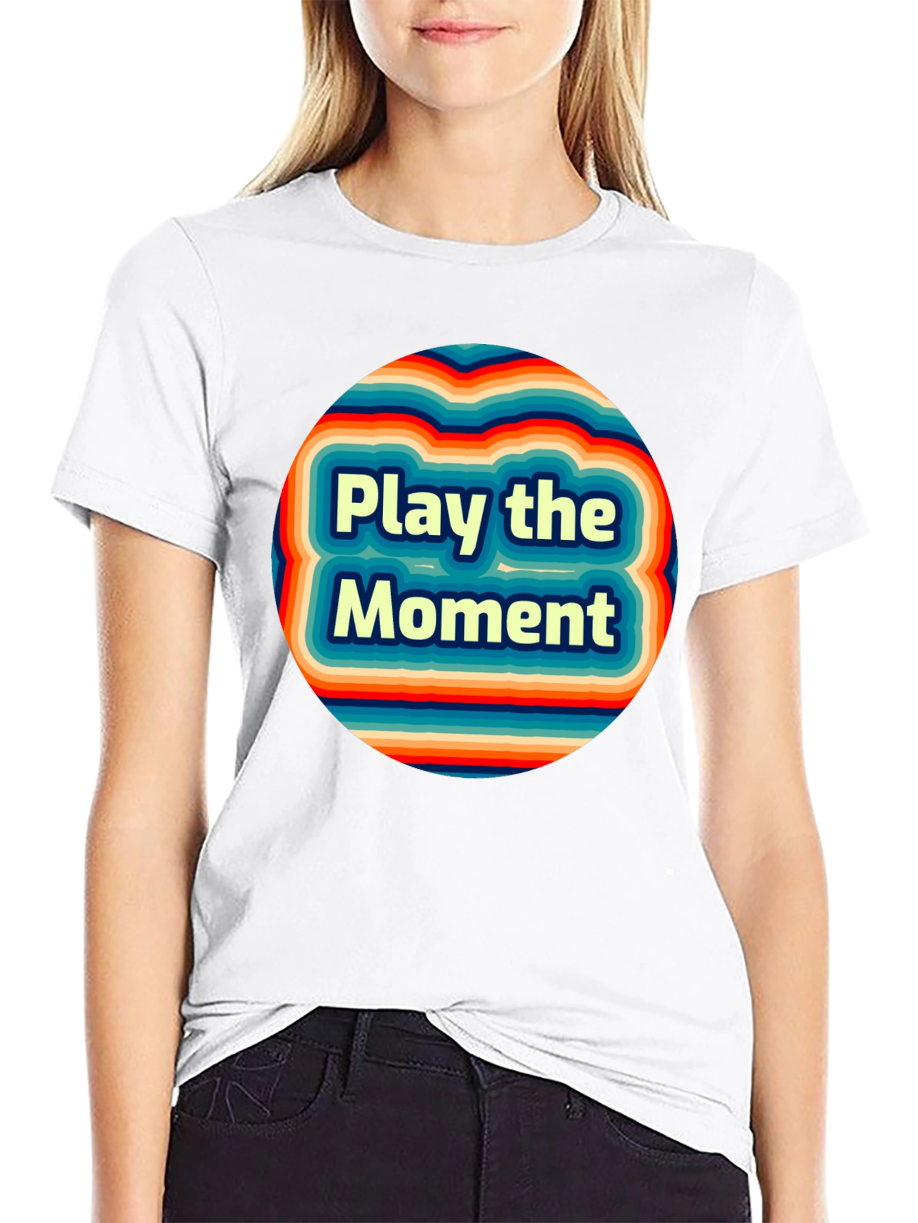 Play the Moment Retro Graphic Tee